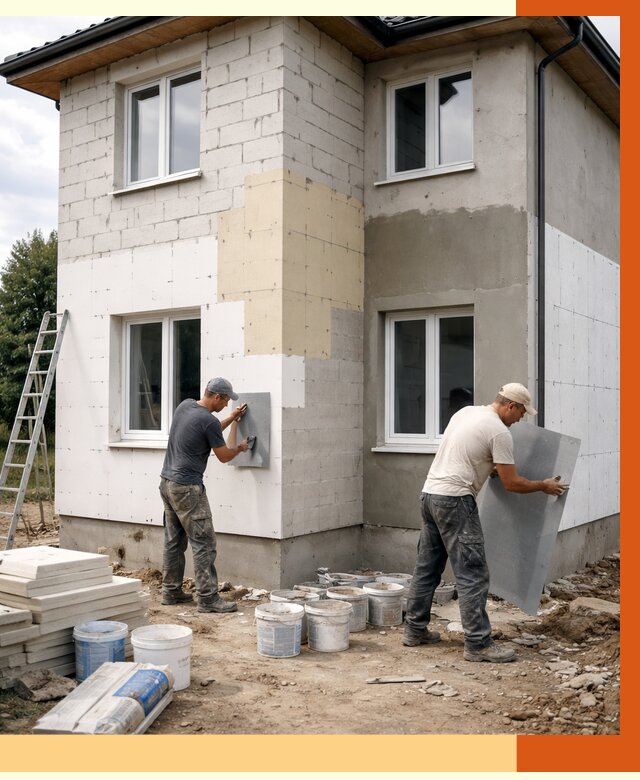 Утепление дома из газобетона в Хабаровске от 4321 руб./м² — заказать у ТепломастерХбр